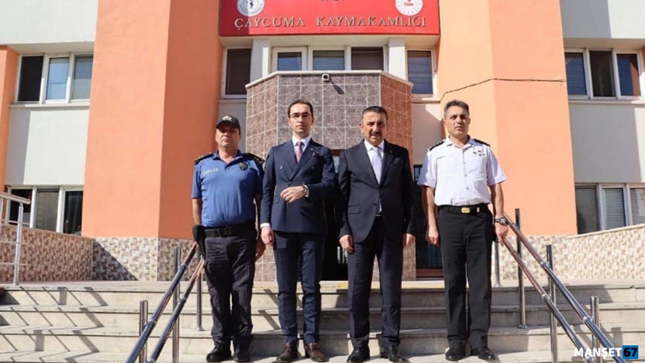 Vali Osman Hacıbektaşoğlu Çaycuma Kaymakamlığı’nı ziyaret etti