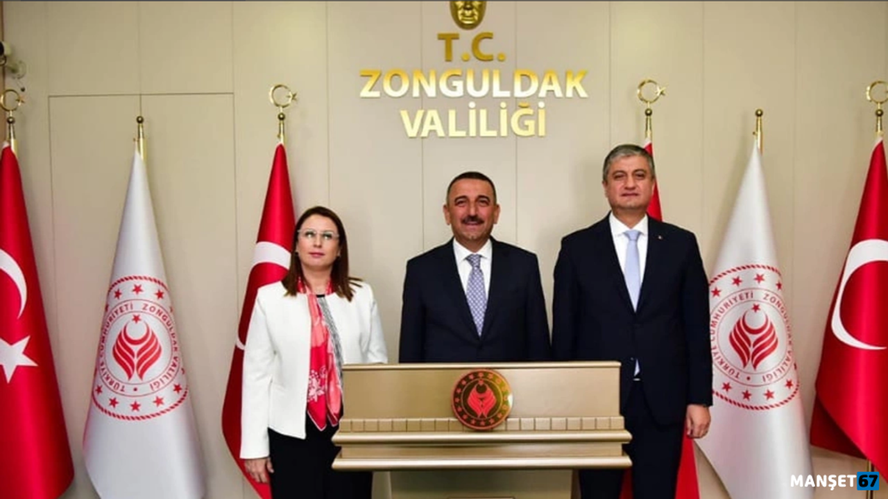 Bartın ve Karabük Valileri Zonguldak Valisini ziyaret etti