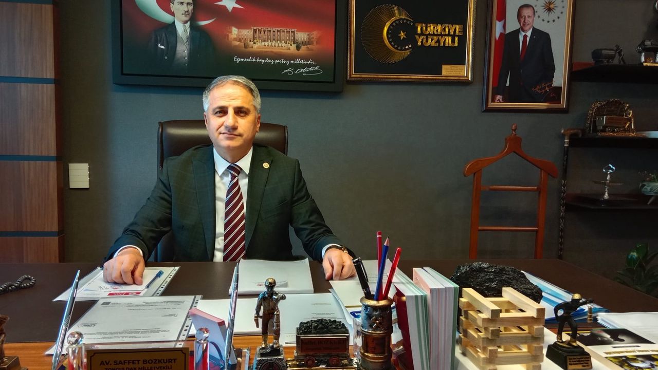 Zonguldak Milletvekili Saffet Bozkurt 'Müjdeyi duyurdu'