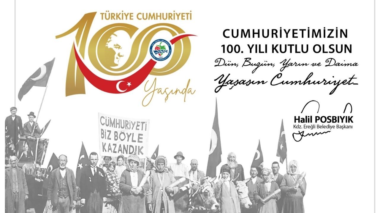 Başkan Posbıyık Cumhuriyetin 100. Yılını kutladı