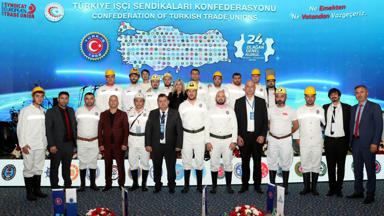 TÜRK-İŞ’in 24’üncü Olağan Genel Kurulu, Ankara’da başladı