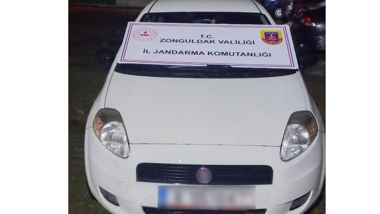 Yasa dışı araç Zonguldak'ta yakalandı...