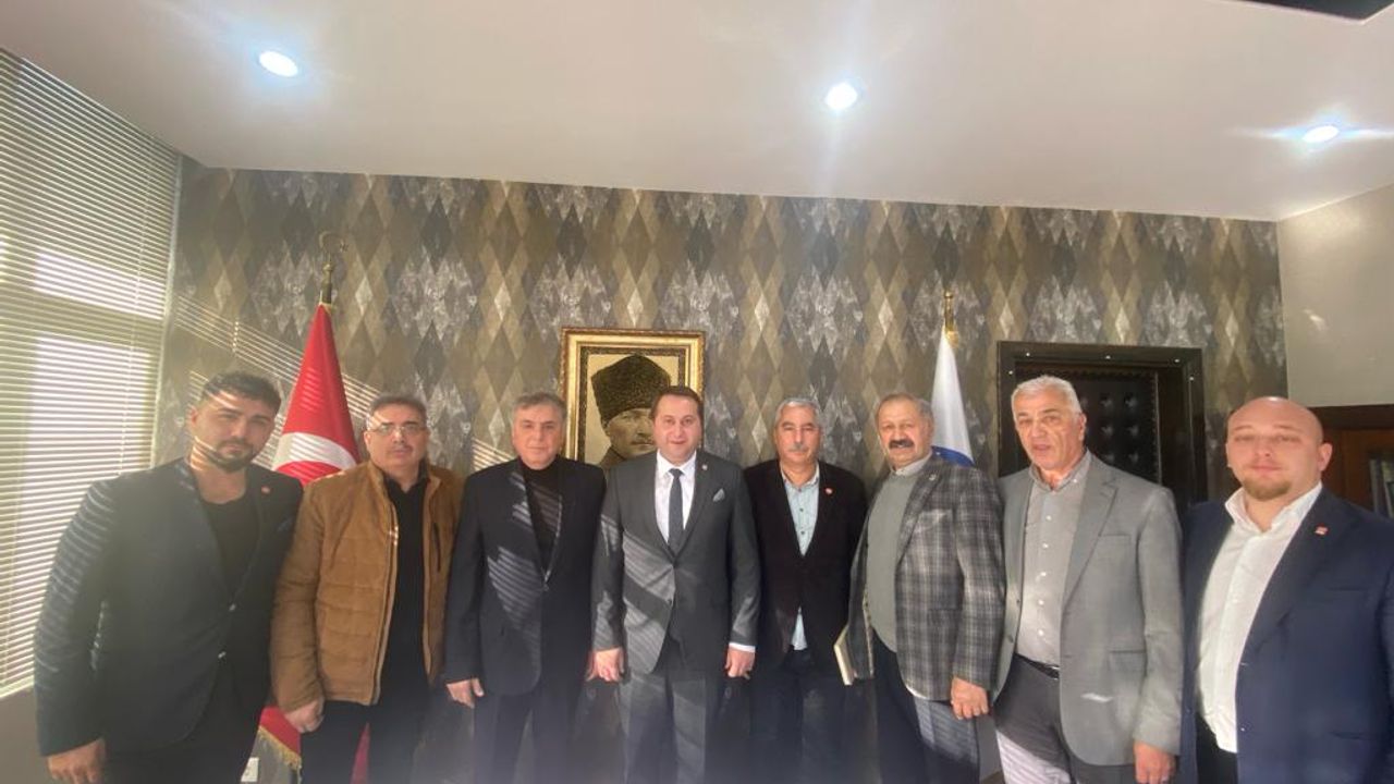Karaarslan Belediye Başkanı Mustafa Aydın'ı ziyaret etti