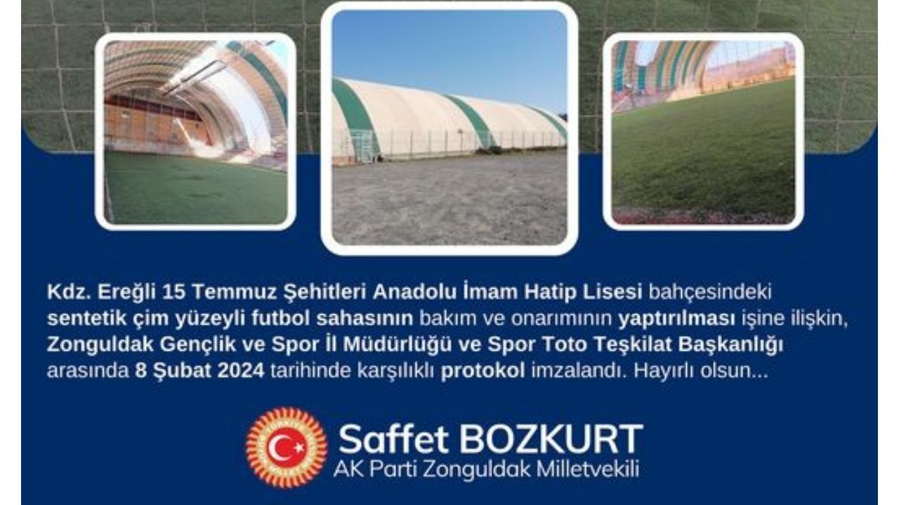 Milletvekili Saffet Bozkurt bakım onarımı açıkladı...