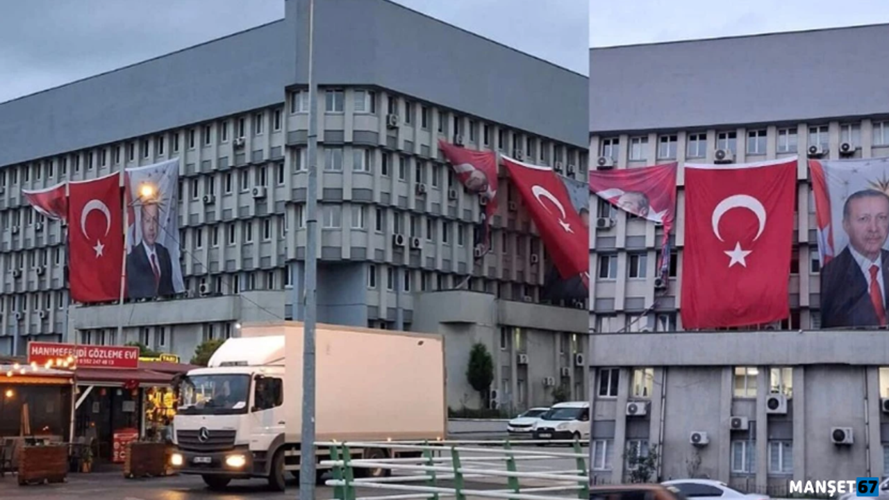 Atatürk posterine yapılan saygısızlığa tepki...