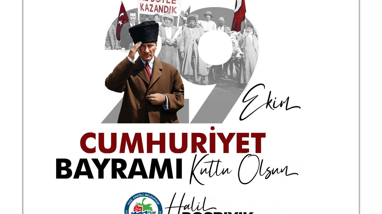 Başkan Posbıyık, Cumhuriyetin 102.yılını kutladı...