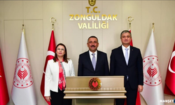 Bartın ve Karabük Valileri Zonguldak Valisini ziyaret etti