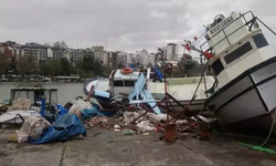 Tekneler ve balıkçı kulübeleri zarar gördü