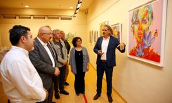 SANKO Sanat Galerisi'nde Bakışlar temalı resim sergisi