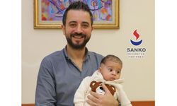 57 günlük bebek ameliyatsız kulak tedavisi oldu