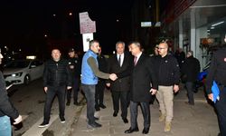 Saadet Oruç Osman Hacıbektaşoğlu ve protokol esnaf ziyareti