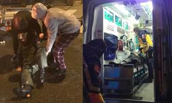 Motosiklet sürücüsü otomobil ile çarpıştı ! 1 yaralı