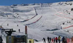 Kartalkaya'da kayak sezonu kapanıyor...
