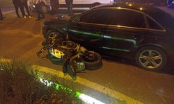 17 yaşındaki motosiklet sürücüsü ağır yaralandı...