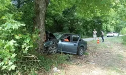 Otomobil ağaca çarptı... 1 ölü 3 yaralı
