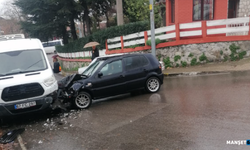 Islak zeminde yaklaşık 40 metre kaydı....