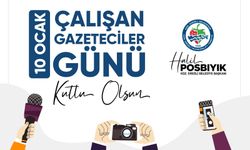 Başkan Posbıyık gazeteciler gününü kutladı...