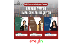 Ereylin AVM’de ünlü yazarların imza günleri başlıyor...