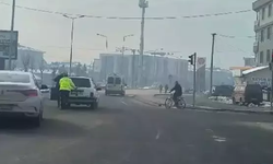 Trafik polisinden beklenen hareket...