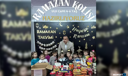 Öğrenciler harçlıklarıyla ramazan kolisi hazırladı...