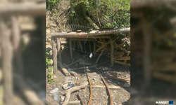 Jandarma ekiplerinden maden ocağı operasyonu...