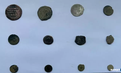 12 sikke ve 14 tarihi eser ele geçirildi...