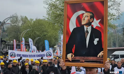 Emeğin başkenti'nde '1 Mayıs trafiği' 5 kilometreyi buldu...