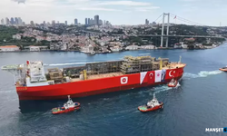 Osman Gazi, İstanbul Boğazı'ndan geçiyor...