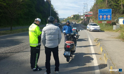 Alaplı'da motosiklet uygulamaları aralıksız sürüyor...