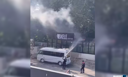 Yangına polisler müdahale etti...