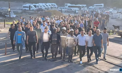 Madencilerden 'zam teklifi' eylemi...