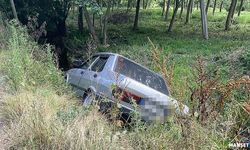 Otomobil su kanalına uçtu… Sürücüsü ise?...