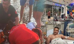 Baba ve 3 çocuğu boğulma tehlikesi geçirdi...