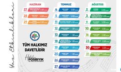 Yaz etkinlikleri Cuma günü başlıyor...