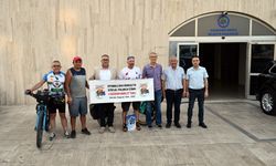 Bisikletçiler, Ereğli Belediyesini ziyaret etti...