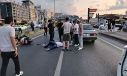 Motosiklet otomobile çarptı: 1 ağır yaralı...