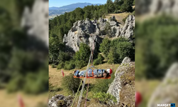 Kayalıklarda zorlu arama kurtarma tatbikatı...