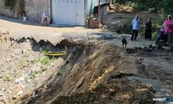 Heyelan sonrası sokak 9 aydır kapalı...