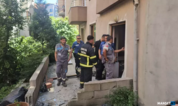 Çamaşır makinası alevler içinde kaldı...