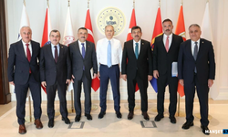 Vali ve AK Parti teşkilatı Yerlikaya'yı ziyaret etti...