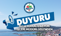 Dikkat! Su kesintisi yaşanacak...