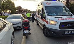 Park halindeki araca çarptı… Hastaneye kaldırıldı…