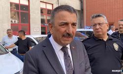 Vali Hacıbektaşoğlu hastanede işçileri ziyaret etti...
