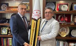 Özölçer'den Hatipoğlu'na makamında ziyaret...
