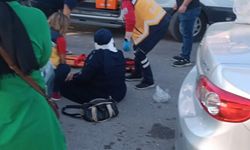 Üç tekerlekli motosikleti ile kaza yaptı...