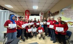 ERİDAK üyelerine teşekkür belgesi…