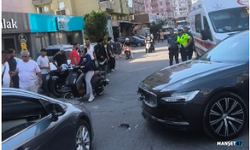 Otomobil ile çarpıştı... Hastaneye kaldırıldı...