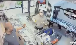 Oyuncak tabanca ile kuyumcu soymaya çalıştı...