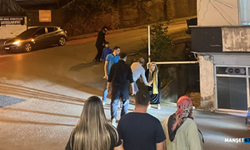 Baba ile oğlu kapıştı… O anlar kameraya yansıdı…