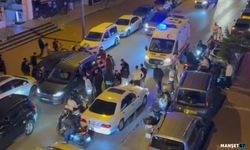 Motosikletin çarptığı yaya hastaneye kaldırıldı...